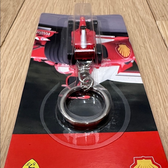 Ferrari Red Racing Car Keychain - Picture 6 of 9